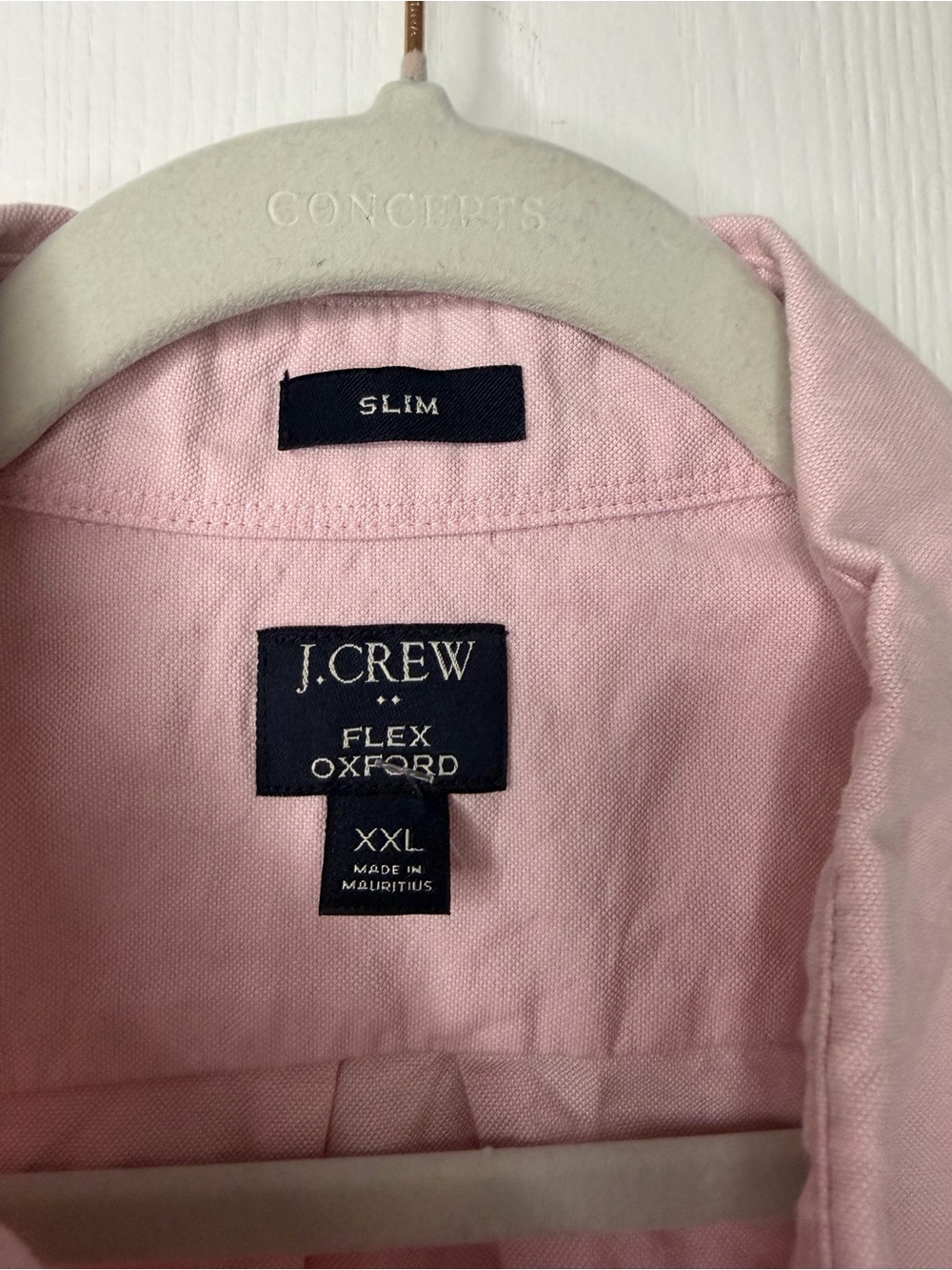 J. Crew Men’s Slim Fit Button-Down Flex Oxford Shirt in Pink, Sz XXL - Picture 4 of 8